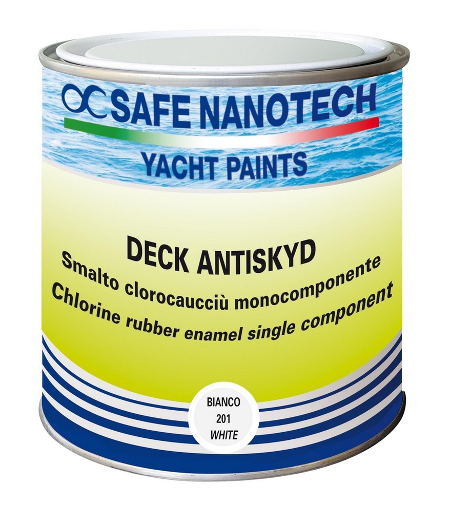 SMALTO DECK ANTISKID CALPESTABILE ANTISDRUCCIOLO BIANCO 201 5KG