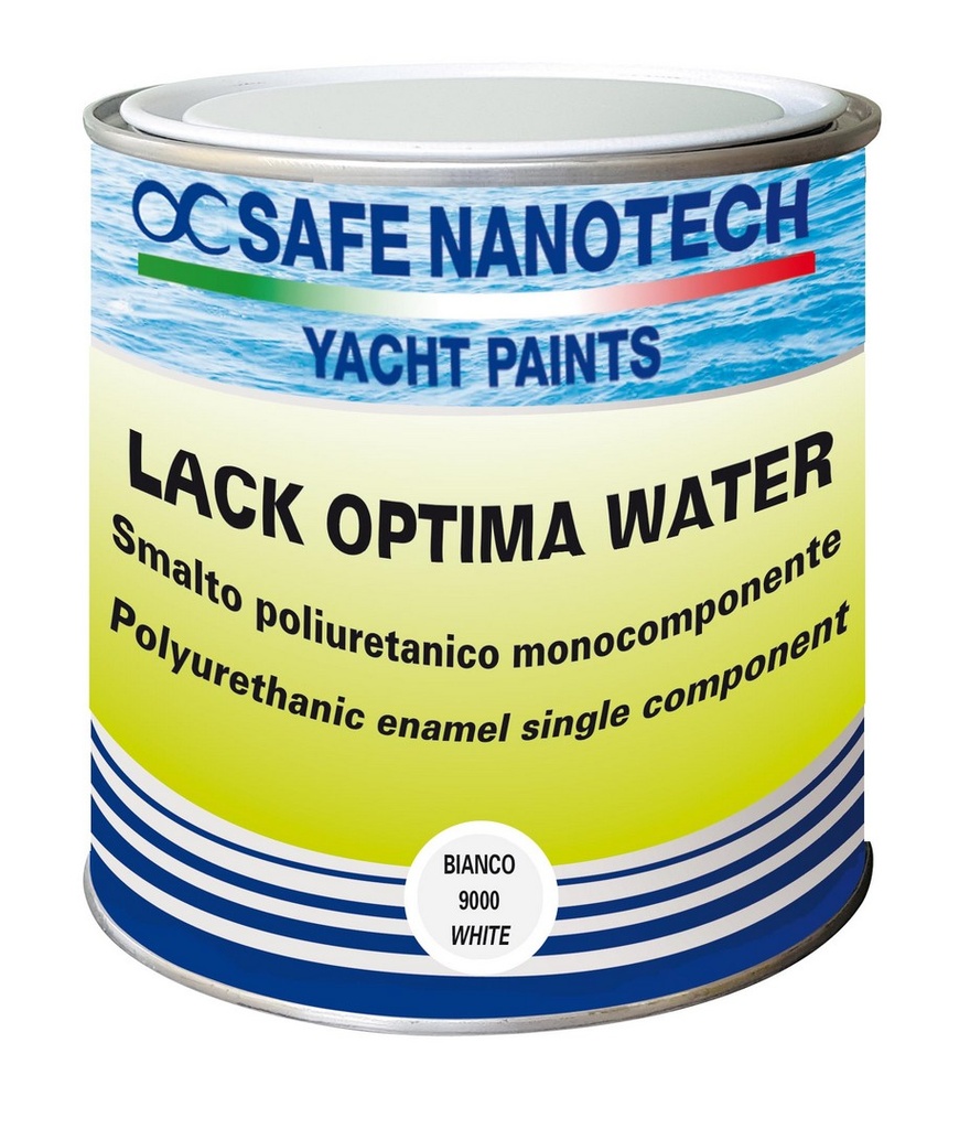 SMALTOLACK OPTIMA WATER POLIURETANICO ALL'ACQUA BIANCO LUCIDO 2.5LT