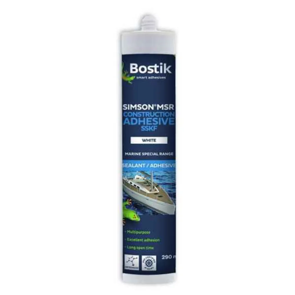 SIGILLANTE SIMSON MSR CONSTRUCTION BASE SMP CERTIFICATO ANTINCENDIO IMO NERO 290ML