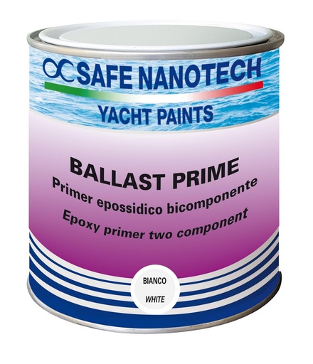 [BPRE.0201.005.00] PRIMER AGGRAP. BALLAST PRIME EVO LUNGA RICOPRIBILITA' BIANCO (A+B) 5KG
